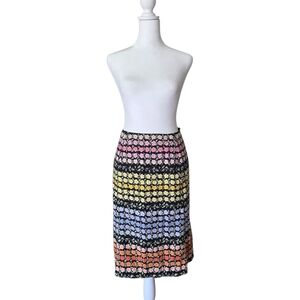 Harolds Fully Lined Floral Patterned Multi Colored Women's Skirt Size 12